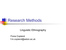 Linguistic Ethnography research methods.ppt