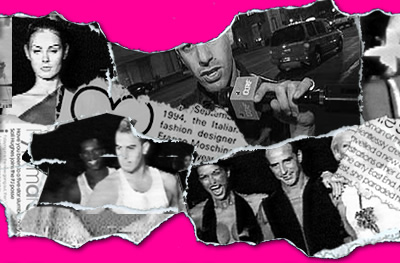 Montage of Bruno Press Clippings